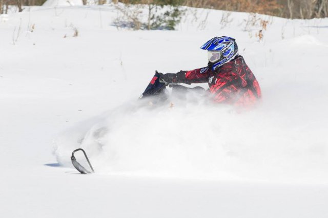 Busting powder in Muskoka